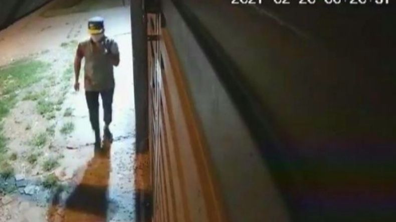 El presunto homicida, Elías Aguirre, fue detenido el sábado en Ciudadela. .
