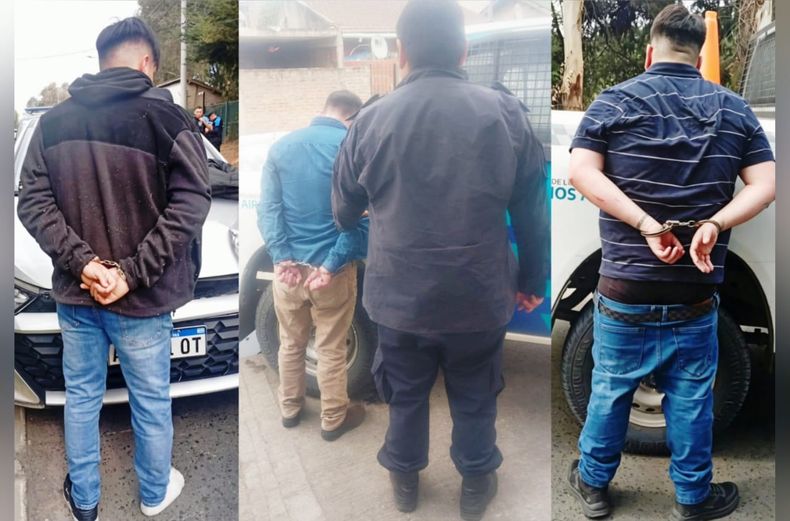 Los tres delincuentes detenidos son de nacionalidad chilena.&nbsp;