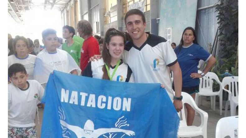 ORO. Antonella Ramponi tras ganar la dorada en 50m especial..