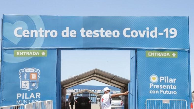 TESTEOS. El centro de diagnóstico de Pilar fue ampliado por la demanda..