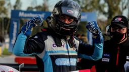 4 podios consecutivos lleva Azar en el Top Race V6 en el 2021..