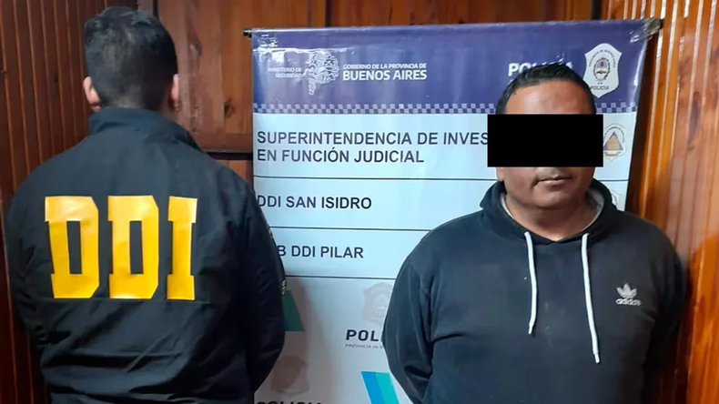 DETENIDO. Tiene 46 años y es sargento de la Federal. Cayó en Villa Rosa.