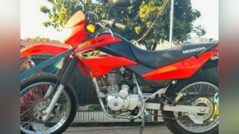 La motocicleta había sido robado cinco horas antes en Del Viso. @juancaimpacto.