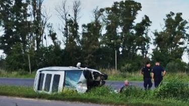 El accidente ocurrió en la ruta 6.