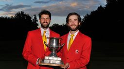 Epígrafe: Savoie y Whalen, campeones de la 46ª Copa Tailhade..