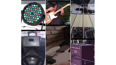 Algunos del instrumentos y equipos robados de La Junior.