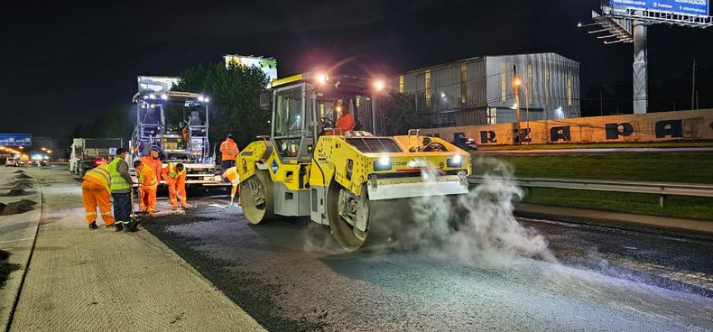 DE NOCHE. Por los trabajos se realizarán en horarios nocturnos.
