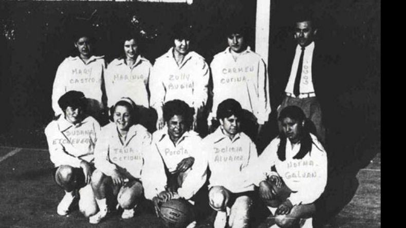 Equipo de Primera División del Club Derqui, en la década del 60..