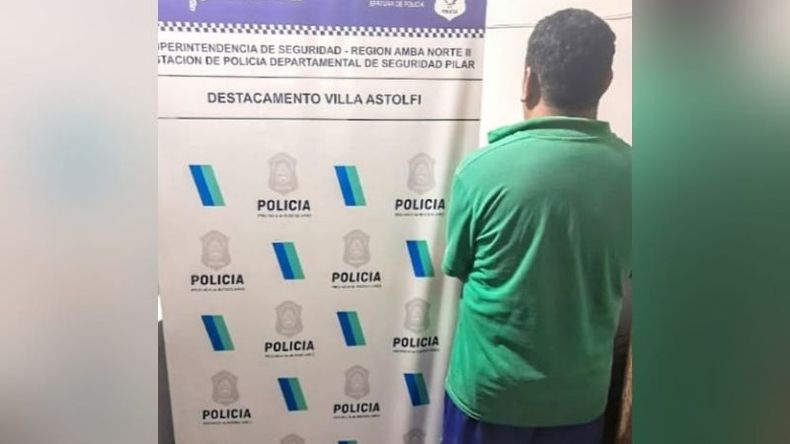 El detenido tiene 29 años y pudo ser retenido por la dueña de casa..