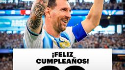 ¡Feliz cumpleaños Lionel Messi! ¡Feliz cumpleaños Lionel Messi!