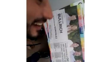 VIDEO El sketch de un vecino de Villa Rosa en el cuarto oscuro