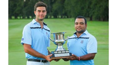 CELESTE. La dupla uruguaya se llevó la 45ª edición del certamen..
