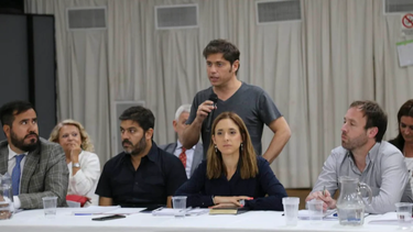 ACUERDO. Axel Kicillof en una anterior paritaria con docentes. &nbsp;