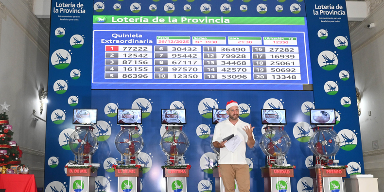 Lotería de la Provincia lanzó la venta billetes del Gordo de Navidad. El premio mayor será de $1.400 millones por billete entero y cada fracción cuesta $8.000.