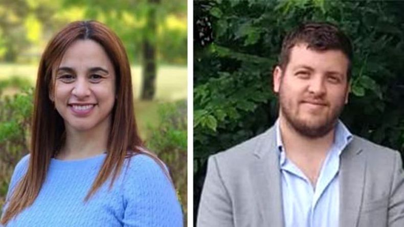 OPCIONES. Claudia Zakhem y Diego Espinosa Godoy definen quién presidirá la UCR de Pilar..