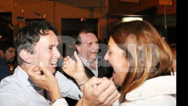 EUFÓRICOS. Neuspiller y Campagnoli, irán al gabinete..
