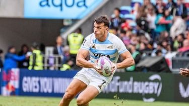 Tobías Wade sumó un try fantástico ante Sudáfrica para Los Pumas 7s.