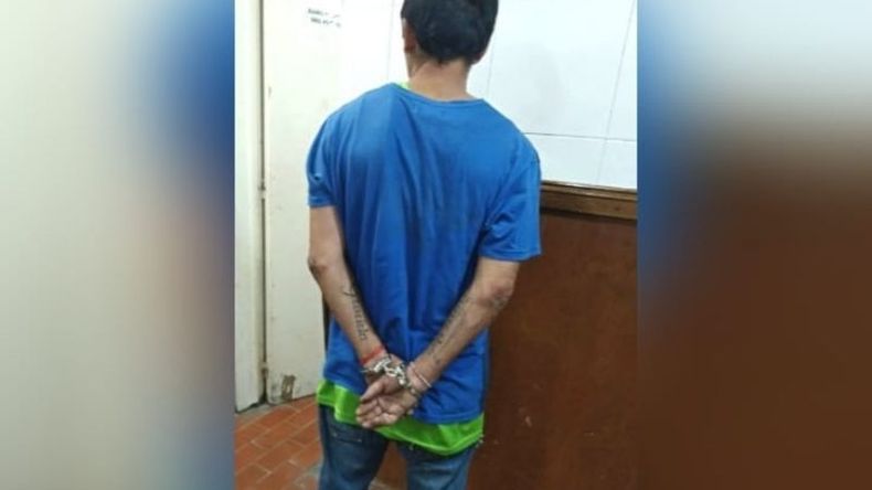 El detenido tiene 25 años y es oriundo de José C. Paz. .