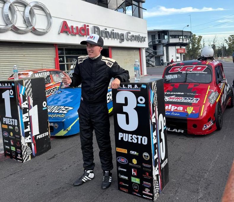 Juan Pablo Marchesse con su tercer puesto en ALMA.