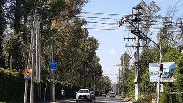 PELIGROSO. La esquina de ruta 25 y Chubut, sin semáforo.
