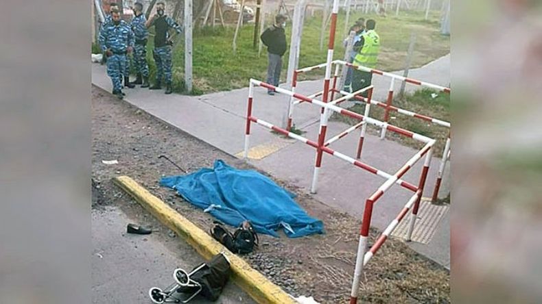 FATAL. El accidente ocurrió en Yrigoyen y las vías, Alberti..