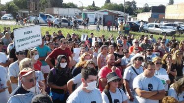 Vecinos volvieron a decirle no a las termoeléctricas