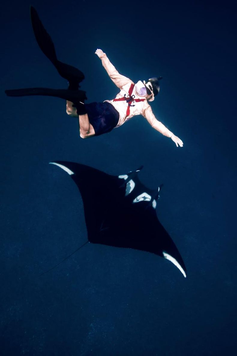 La fotografía submarina, una de sus habilidades. (Nicolás Marín Benítez).jpg