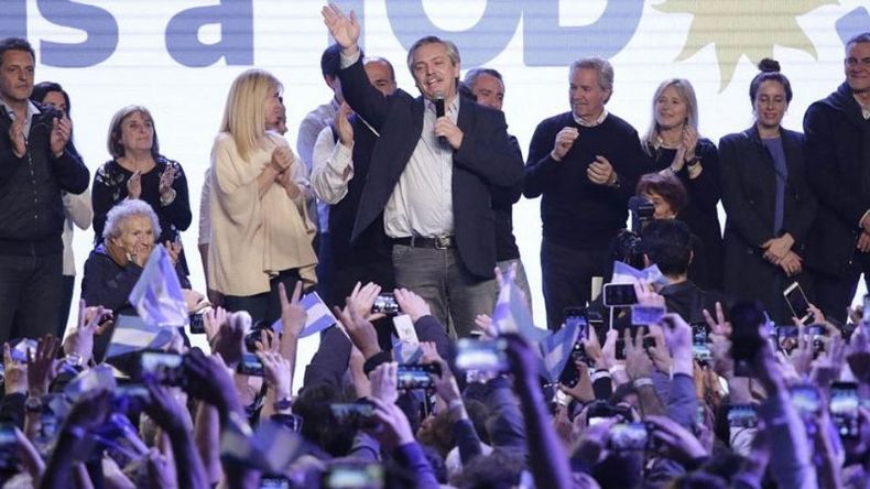 GANADOR. Alberto Fernández superó el 50% de los votos en Pilar..