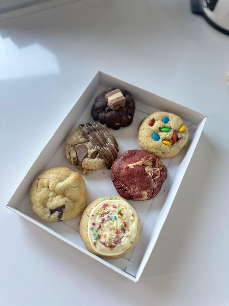 Las cookies de Malau, un boom entre los jóvenes. 