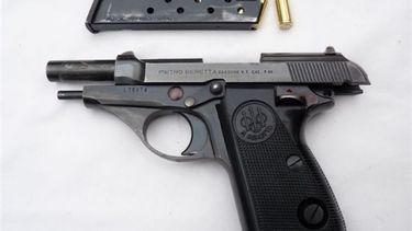 Una Beretta 7.65, similar a la robada..