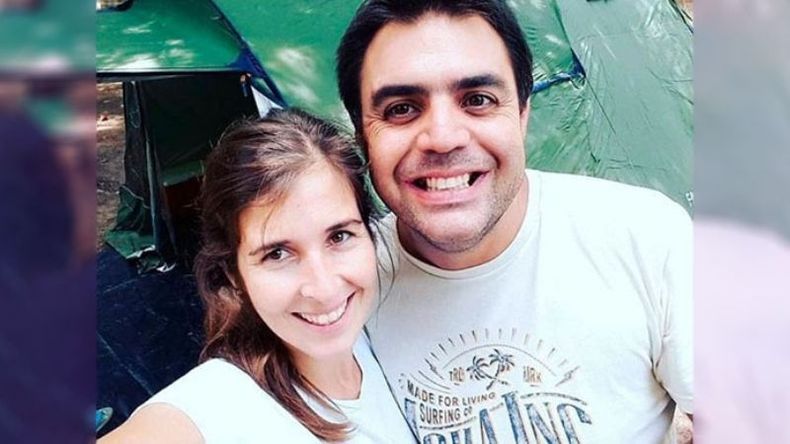 VÍCTIMA Y VICTIMARIO. Laura Sirera (34) y Matías Bernal 37)..