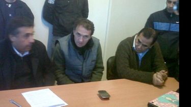 José Molina, del OPDS (der.) participó de las negociaciones en el Ceamse..