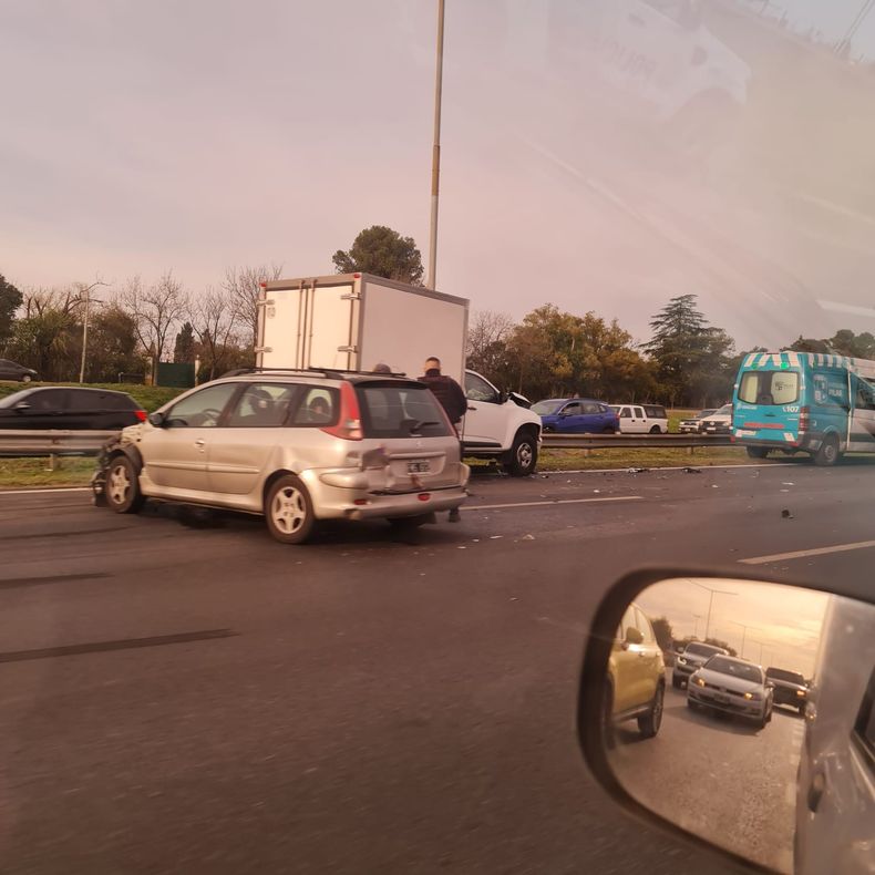 El accidente se produjo a la altura del Kilómetro 47 de la Panamericana.