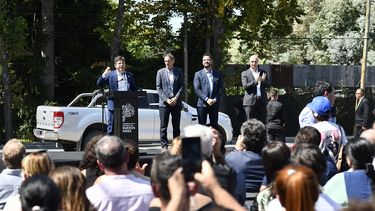 Kicillof inauguró el tramo de la ruta 26 que atraviesa el partido de Escobar.
