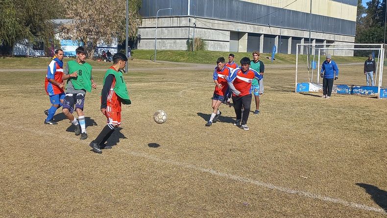 El Fútbol PCD jugó en las canchas del polideportivo municipal de Pilar.