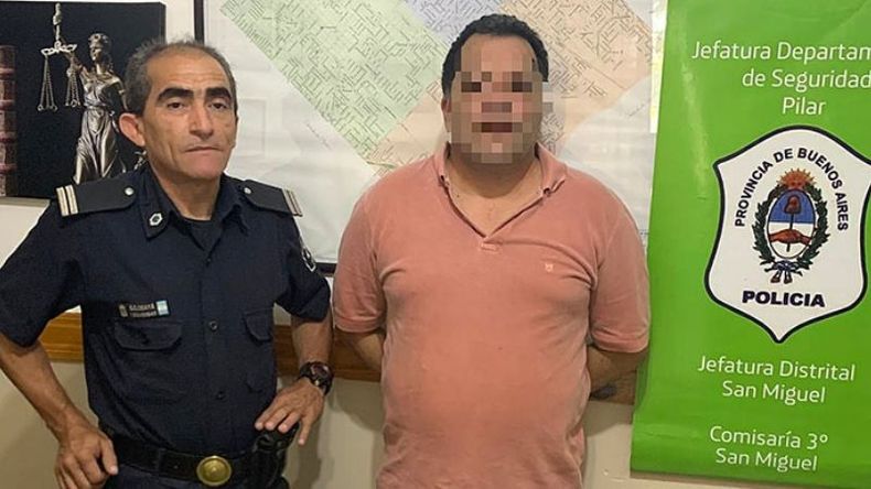 CABECILLA. Fue detenido cuando manejaba el auto sospechoso en San Miguel..