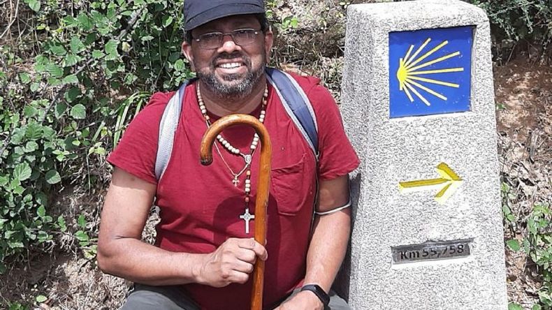 El Padre Sayu participará de una misa en la Catedral de Santiago el próximo domingo. .