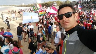 SELFIE. El pilarense en la bella Sunshine Coast..