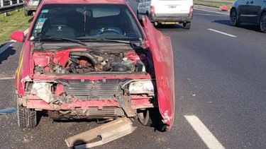 choque y demoras en el kilometro 51 de la panamericana