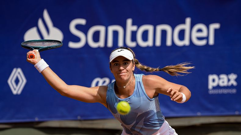 Solana Sierra es la representante e Argentina en la final en el W50 de Pilar.