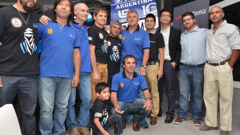 El Del Viso Dakar Team durante la presentación..