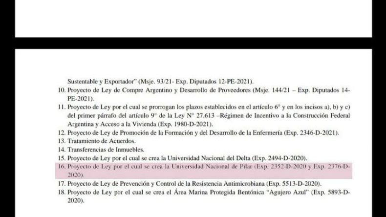El tratamiento de la universidad figura en el punto 16..