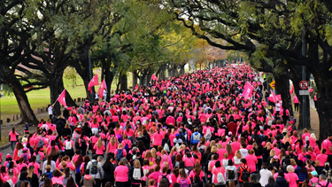 caminata avon: 12.000 personas se unieron por la deteccion temprana del cancer de mama
