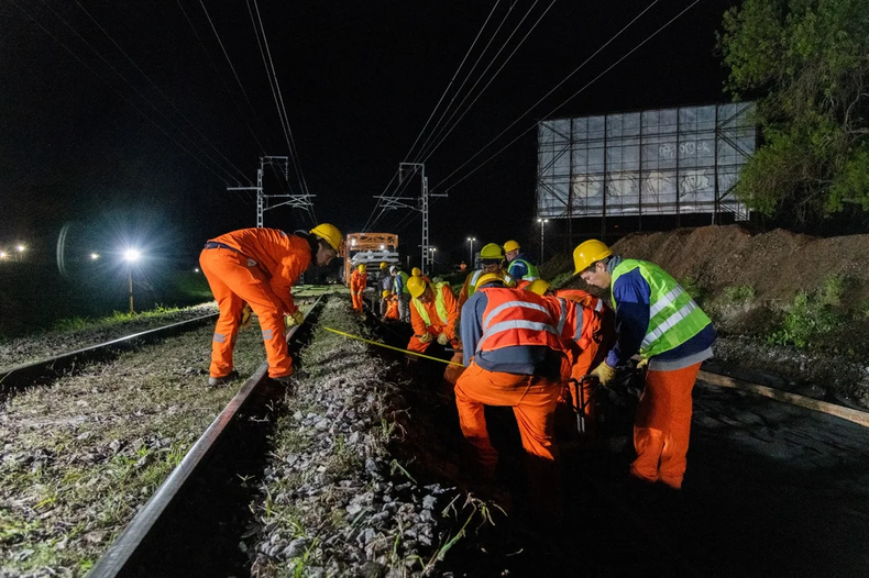 POR OBRAS. Los servicios de la Línea San Martín también estarán limitados.