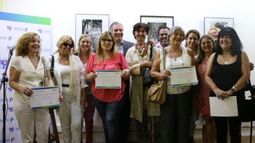 HCD. Las exconcejales homenajeadas por autoridades del cuerpo..