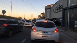 Las obras en el puente Champagnat empezaron con caos vehicular