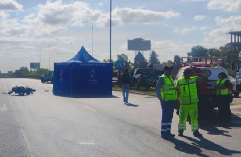 KILÓMETRO 44. Lugar donde se produjo el accidente fatal.