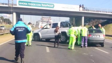 El accidente se produjo en el kilómetro 53 de la Panamericana.&nbsp;