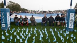 El rugby de Pilar homenajeó a los Veteranos de Malvinas