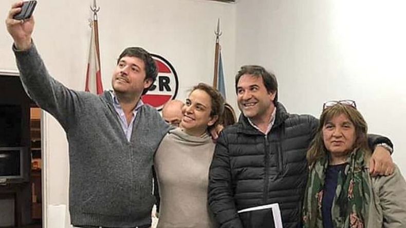 RELACIÓN. Braillard, Zakhem y Quintana, juntos pese a las diferencias..